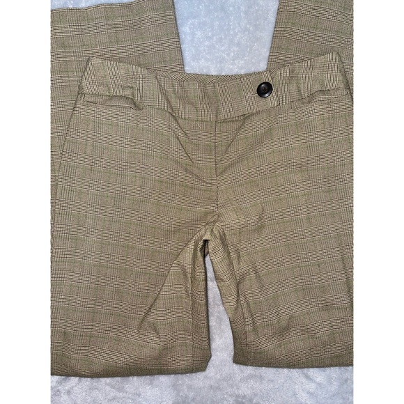 Women’s Green Plaid Tailor B.Moss Stretch Slacks 💚 - Picture 8 of 16
